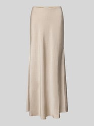 Maxirok met siersteentjes, model 'Maila' van mbyM Beige - 32