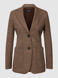 Blazer mit Strukturmuster Modell 'BRANDY' von Weekend Max Mara Braun - 25