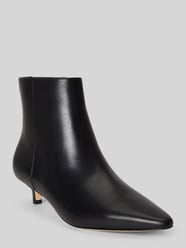 Botki z naturalnej skóry z niską szpilką od Lauren Ralph Lauren - 13