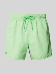 Regular Fit Badeshorts mit Logo-Badge von Lacoste - 15