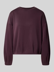 Oversized Sweatshirt mit Viskose-Anteil von COMMA Bordeaux - 2