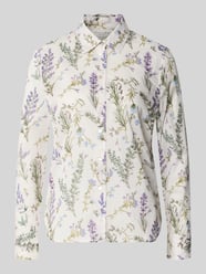 Regular fit overhemdblouse met florale all-over print van Christian Berg Woman - 33