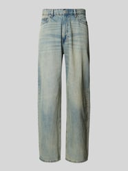 Jeansy o kroju baggy fit z 5 kieszeniami od REVIEW - 46