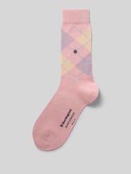 Socken mit Logo-Detail Modell 'Marylebone' von Burlington Pink - 20