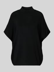 Strickshirt aus Viskose-Mix mit Stehkragen von More & More - 46