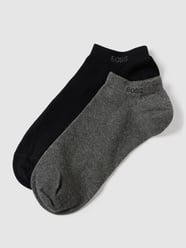 Sneakersocken mit Label-Print im 2er-Pack von BOSS Grau - 34