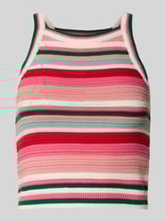 Crop Stricktop mit Rundhalsausschnitt von Review - 5