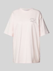 T-Shirt mit Statement-Stitching Modell 'AARON LIFE' von Only & Sons Rosa - 23