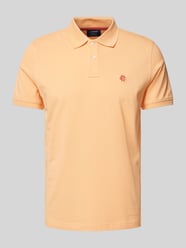 Regular fit poloshirt met labelstitching van MCNEAL Oranje - 6