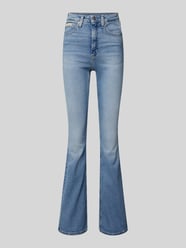 Skinny Fit Bootcut Jeans im 5-Pocket-Design von Calvin Klein Jeans Blau - 35