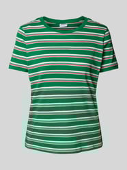 T-Shirt mit gerippten Abschlüssen von Jake*s Casual - 33