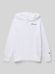 Bluza z kapturem z haftami z logo i kieszenią kangurka od Champion - 33