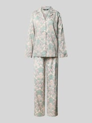 Regular Fit Pyjama mit Allover-Muster von Lauren Ralph Lauren - 48