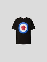 T-Shirt mit Motiv-Print von Kenzo Schwarz - 11