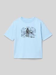 t-shirt z nadrukiem z motywem i logo od GAP - 10