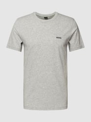 T-Shirt mit Label-Print Modell 'Tee' von BOSS Green Grau - 10