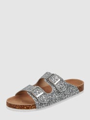 Sandalen met glittereffect van Colors of California Grijs / zwart - 42