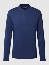 Poloshirt met lange mouw van Christian Berg Men Blauw - 40