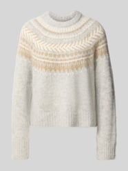 Pullover aus Alpaka Wolle mit Jacquardstruktur von Barbour - 35