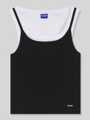 Slim Fit Top aus reiner Baumwolle im Lagen-Look von HUGO Blue - 22