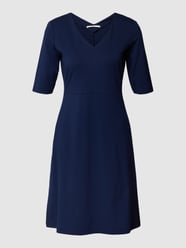 Mini-jurk met V-hals van Lanius Blauw / turquoise - 6