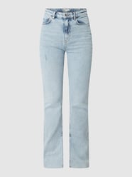 Bootcutjeans met labelpatch van Gina Tricot Blauw / turquoise - 22