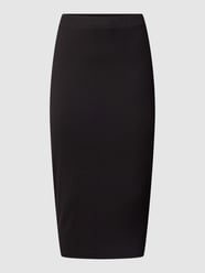 Midirok met elastische band van Vila Grijs / zwart - 43