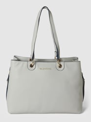 Torebka z detalem z logo model ‘SWIM’ od VALENTINO BAGS Szary - 10