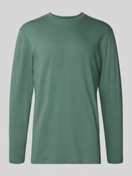 Shirt met lange mouwen en geribde ronde hals van RAGMAN - 10