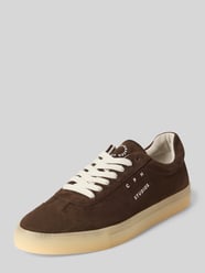 Sneakersy skórzane z nadrukiem z logo model ‘Retro’ od Copenhagen - 13