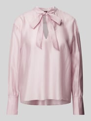 Regular Fit Bluse mit Schleifen-Detail von Stefanel Rosa - 27