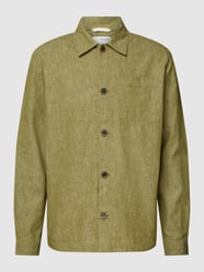 Vrijetijdsoverhemd in effen design van Selected Homme Groen - 20