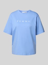 Oversized T-Shirt mit Label-Print Modell 'VILJA' von Selected Femme - 11