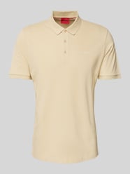 Poloshirt mit Label-Print Modell 'Donos' von HUGO Beige - 11