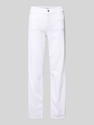 Jeansy o kroju relaxed fit z mieszanka bawełny model 'TESS' od CAMBIO - 4