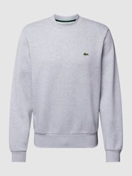 Sweatshirt in Melange-Optik von Lacoste Grau - 41