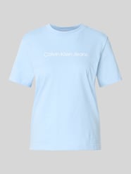 T-shirt z nadrukiem z logo od Calvin Klein Jeans - 32