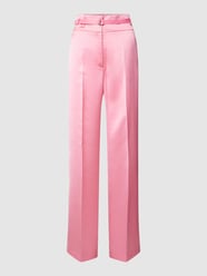 Broek met bandplooien, model 'Himia' van HUGO Fuchsia - 11