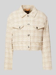 Blazer met franjes, model 'Jafresi' van BOSS Orange Beige - 25