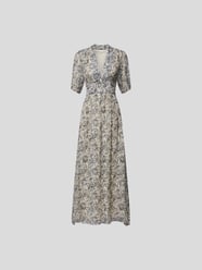 Maxikleid mit floralem Allover-Muster von Vanessa Bruno Blau - 33