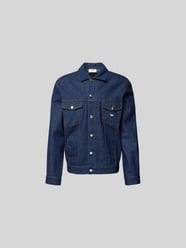 Jeansjacke mit Knopfleiste von MAISON KITSUNE Blau - 15