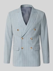 Slim Fit Sakko aus Wolle mit Doppelreihe von Matinique - 34