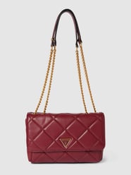 Torba na ramię z efektem pikowania model ‘CESSILY CONVERTIBLE XBODY’ od Guess Bordowy - 27
