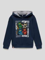 Hoodie mit Motiv-Print Modell 'SWEAT HOODIE' von LEGO WEAR Blau - 15