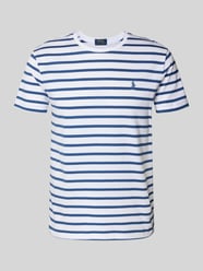 T-shirt o kroju custom slim fit z wyhaftowanym logo od Polo Ralph Lauren - 33