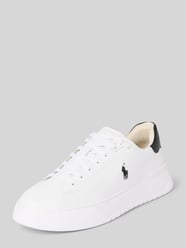 Sneakers van leer met labelstitching van Polo Ralph Lauren - 28