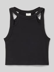 Top o kroju slim fit z wycięciami od s.Oliver RED LABEL - 2