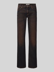 Flared jeans in used-look, model 'PARIS' van Cambio - 35