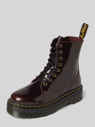 Veterlaarzen met logopatch, model 'Jadon' van Dr. Martens Bordeaux - 28