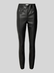 Super Skinny Fit Hose in Leder-Optik von Rich & Royal Schwarz - 29